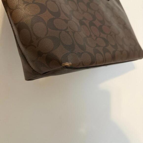 Authentic Coach Signature Reversible Tote - Picture 3 of 12